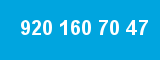 920 160 70 47